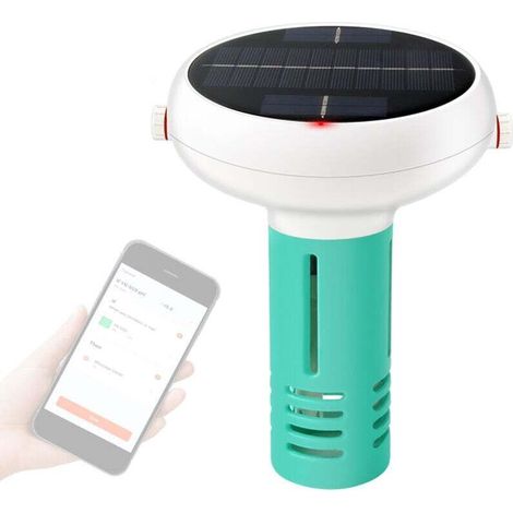 AIPERQ Compteur de Chlore Intelligent 7 en 1 TDS PH ORP EC Total des Solides dissous salinité température CL testeur d'eau de Piscine, précis et Fiable (1/4)