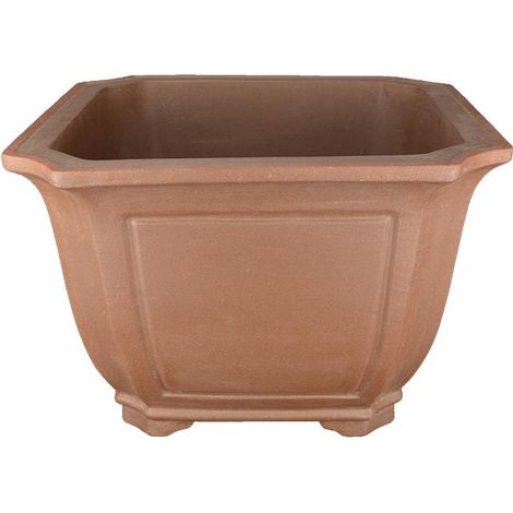 Vaso per bonsai quadrato in gres 68x68x43,5 cm - HJ9b