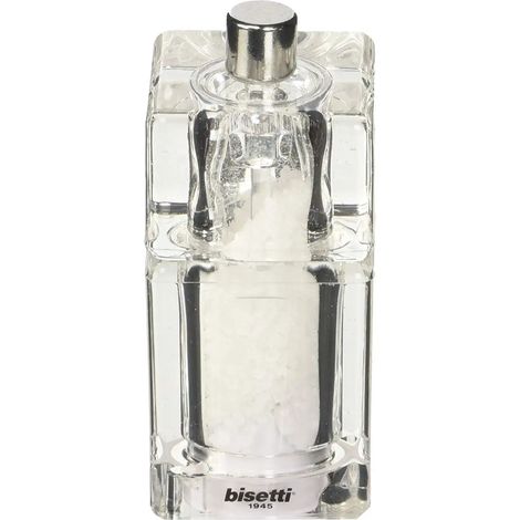 Macina Sale Quadrato Acrilico 9 cm Professionale con Meccanismo Resistente (1/2)