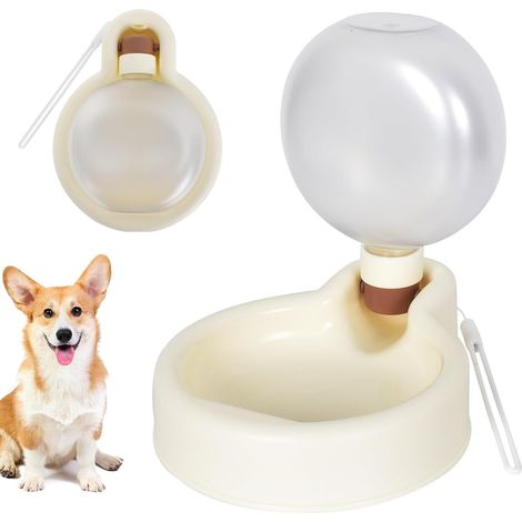 Trinkflasche für Hunde, Reise-Trinkflasche für Hunde, faltbare 500-ml-Trinkflasche, auslaufsicherer Hundenapf, geeignet für Spaziergänge mit Hund, Katze oder anderen Haustieren (1/5)