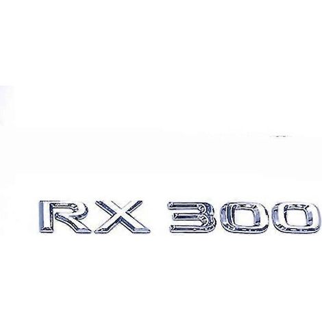 Kofferraum-Aufkleber aus ABS-Kunststoff, verchromt, glänzend schwarz, Buchstaben, Logos, Embleme, Aufkleber, Styling-Sticker für Lexus RX, RX300, RX350, RX200t Zubehör – D
