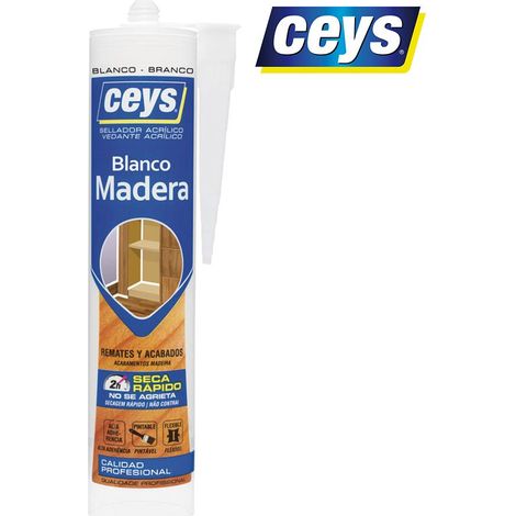 CEYS Sigillante per legno - Cartuccia professionale bianco puro 505791