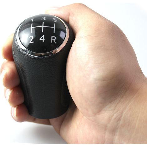 Suitable for Suzuki vehicles with manual transmission, black Suzuki SX4 5-speed gear knob, interior trim, black 6-speed gear knob, one-piece.--DTEKGAZ (1/4)