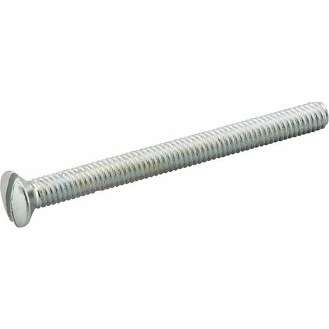 Vis métaux 4 x 40 mm pour ensemble chromé et nylon (2 pèces sur carte) (1/3)