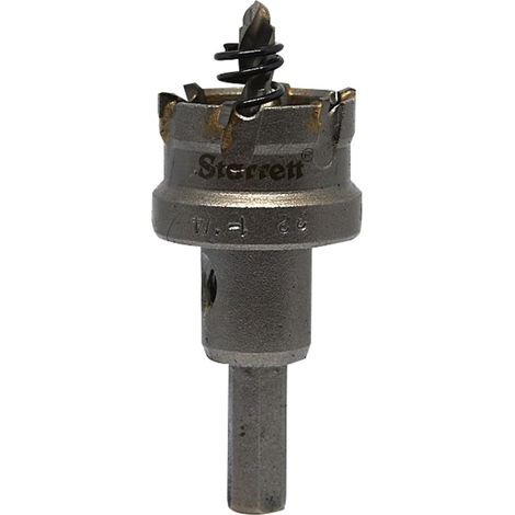 Starrett 32mm (1.1/4") TCT Carbide Tipped Holesaw for Stainless Steel, Sheet Metal, Wood, and Plastic