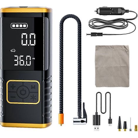 Luftpumpe für Auto, Motorrad, Fahrrad, Ball, elektrischer Reifenfüller (wie abgebildet) (1/5)