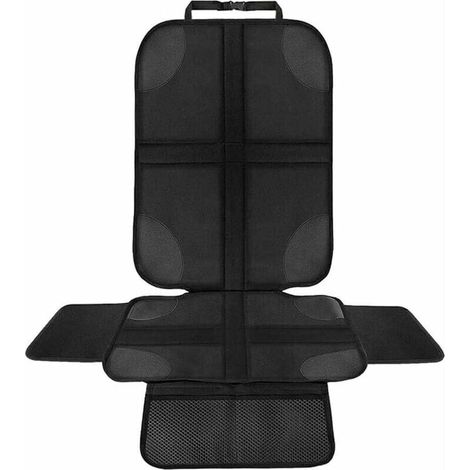 Cuscino per seggiolino auto, protezione per seggiolino auto con borsa portaoggetti, comoda fodera per seggiolino auto (n (1/4)