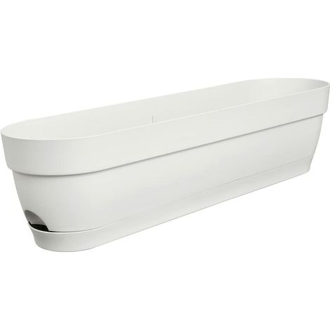 Vaso rettangolare da Balcone Elho Bianco 70 cm Rettangolare Plastica (1/5)