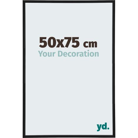 Cadre Puzzle 50x75 cm - Noir Mat - Plastique - Annecy. (1/5)