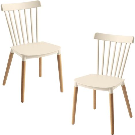 Packs Sillas Comedor - Pack 2 Sillas Leka - Beige (1/5)