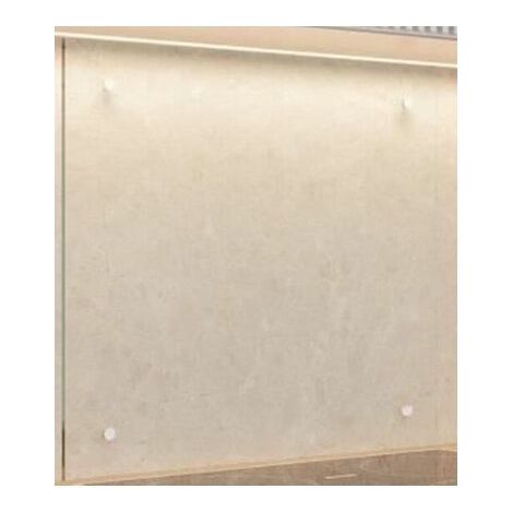 Crédence - Fondo cappa - AURYS - Vetro - Trasparente - 900450 - 6 mm - 4 fori (1/2)