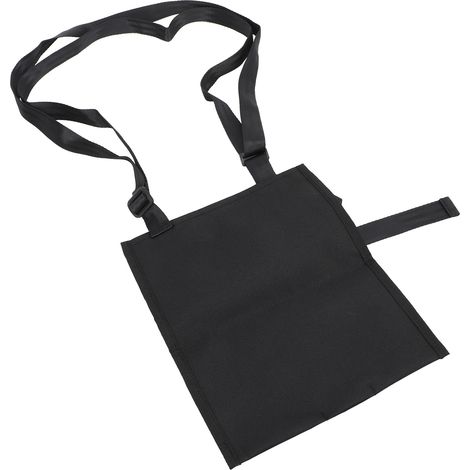 Support de poche de recueil d'urine avec sangle réglable et bouton de dégagement rapide, housse de poche d'urine portable noire (1/5)