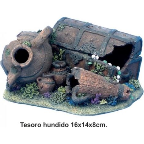 TESORO HUNDIDO 16x14x8CM.