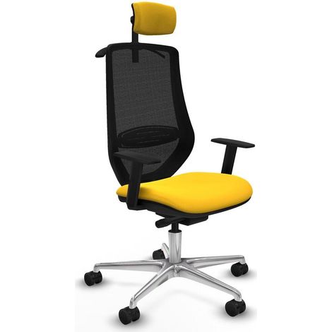 Piqueras y Crespo D086N2H Ergonomischer Bürostuhl Gelb (1/3)