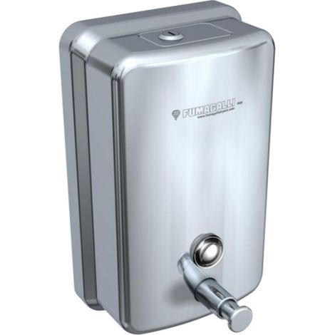 FUMAGALLI Dispenser sapone manuale verticale inox lucido codice prod: BLU7002C (1/2)