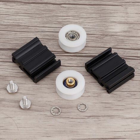 Pièces de Rechange de Roue de Porte de Serre, roulettes de Porte - Kits de Remplacement de Roues for Porte de Serre de 22mm Halls (1/5)