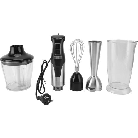 Mélangeur à main électrique multifonctionnel 4 en 1, 1000W, puissant, à Immersion, pour smoothies, shakes, aliments pour bébés (1/5)
