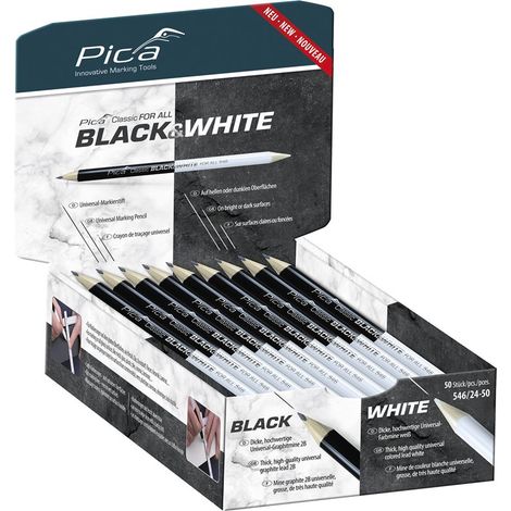 LAPIZ BLACK&WHITE PICA (1/5)
