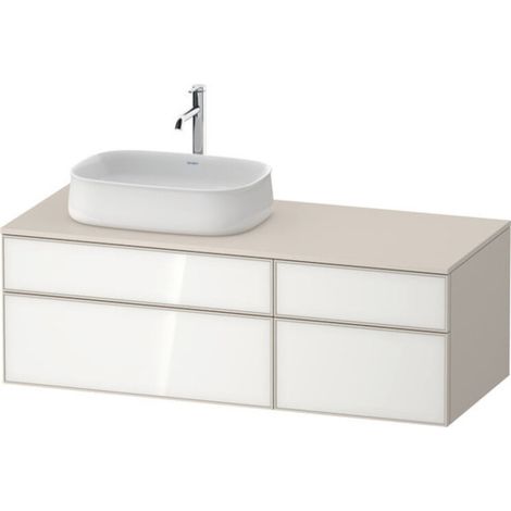 Duravit Zencha Konsolenwaschtischunterbau, 1300x550mm, 2 Auszüge, (1/2)