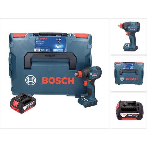 Bosch GDX 18V-210 C Professional Avvitatore a impatto a batteria 18 V 210 Nm Brushless + 1x batteria 4,0 Ah + modulo di connettività + L-Boxx - senza caricabatteria