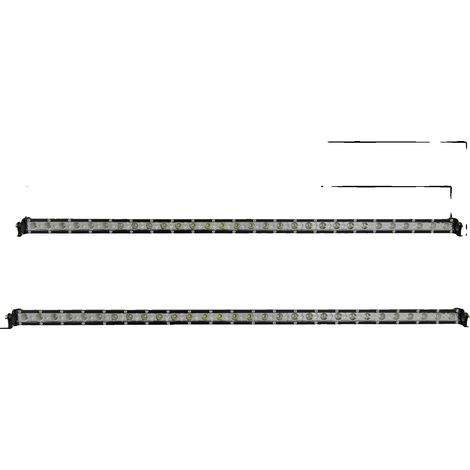 Barra de luz, carcasa de aluminio duradera, compatibilidad versátil, combo de 32 pulgadas, 2 piezas (1/2)