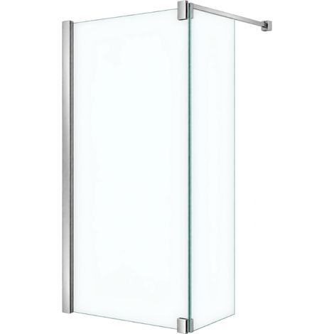 Paroi de douche NOVELLINI Lunes H 120x195 avec volet pivotant (1/4)