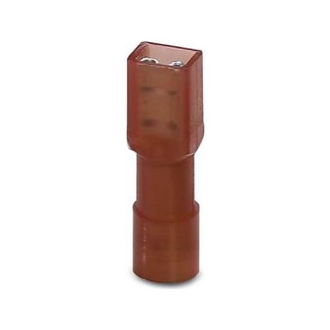 Phoenix Contact Terminal de clip aislado rojo 50 piezas