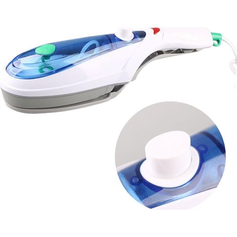 Tragbarer Handdampfreiniger mit Bürste, ergonomisch und geeignet für Reisen und den Gebrauch zu Hause