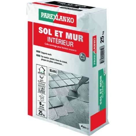 Fliesenkleber normal PAREXLANKO Boden und Wand innen - Weiß - 25 kg - 02931