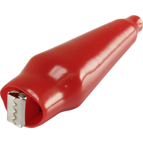 Pince crocodile 10 A blanc Conrad Components 1386744 Longueur: 65 mm 1 pc(s) Y684111