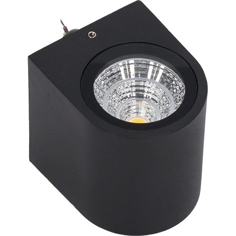 Zylindrische LED-Wandleuchte aus Aluminium, 5 W, 85–265 V, warmweißes Licht (3000 K) (1/5)