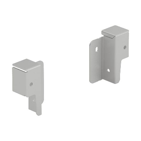 Hettich Schubkasten-Rückwandverbinder ArciTech, 9150630 links/rechts Stahl silber (1/3)