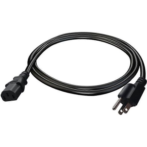 Câble adaptateur IEC320 C13 vers NEMA 5-15P, convertisseur 3 pôles femelle vers 3 pôles mâle
