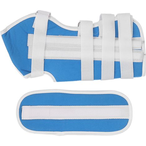 Attelle mollet en tissu composite résistant à l'usure, substitut de plâtre pour douleurs tibiales, soutien jambe, taille M pour taille 1.6-1.7m. (1/5)