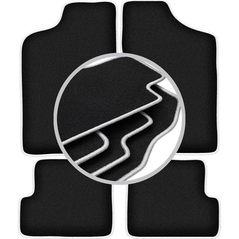 Tapis de sol Carlux argentés pour : Fiat Cinquecento hatchback (1991-1998) (1/5)