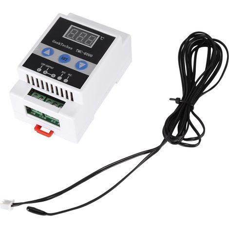 TMC-6000 LED Digitaler Temperaturregler-Thermostat AC 100-240V mit Lufttemperatursensor (1/5)