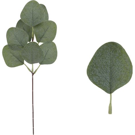Ramas de hojas artificiales con bayas realistas, 12 unidades. (1/2)