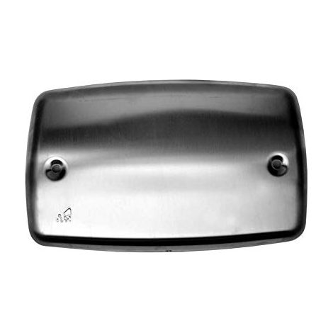Placca di comando acciao inox hidrobox air todini 14.10/pn