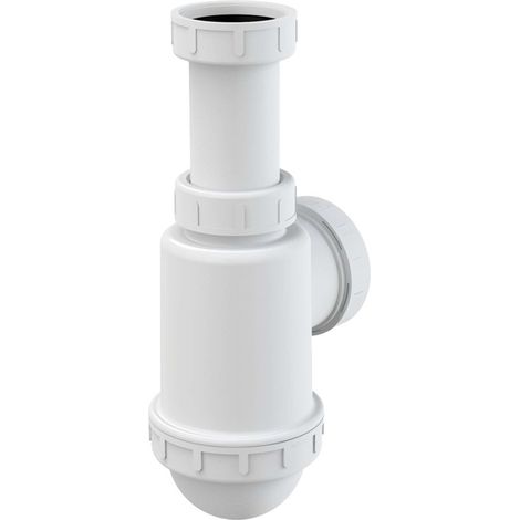 Alcadrain Spülbeckensiphon mit einer Überwurfmutter 6/4" (1/3)