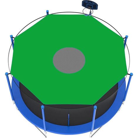 Trampoline de 8 pieds (2,44 m) — Conçu pour les modèles à 6 poteaux Housse pour Trampoline Protection Solaire Housse Anti UV pour Trampoline Toile Anti Déchirure Pliable Et Bloqante pour Jardin Et (1/5)