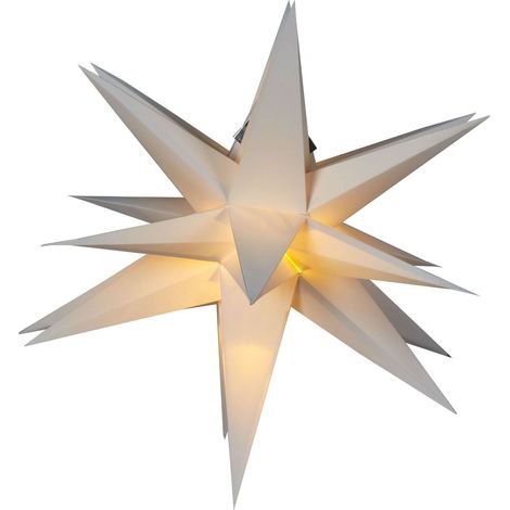 Hängende Dekoration LED BHAGIRATHI Stern 44 cm Cremeweiß (1/5)