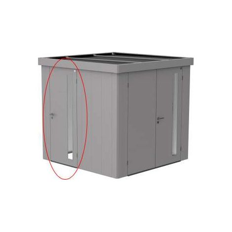 porta supplementare Casetta per attrezzi Neo, argento metallizzato