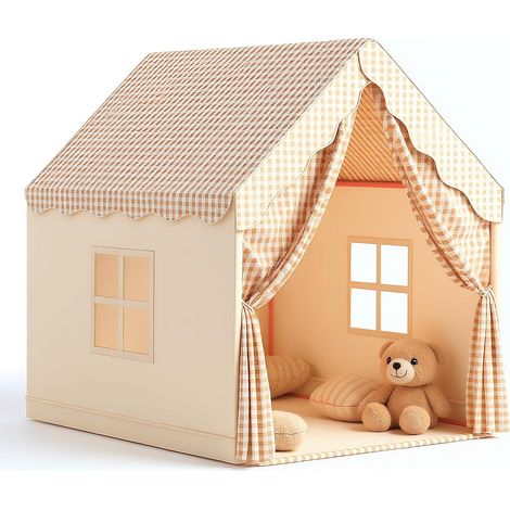 Tente de Jeu Enfants,Tente pour Tout pour l'intérieur l'extérieur - Grande Maison de Jouets pour Les Anniversaires de garçons et de Filles, Château de Princesse Tente (1/5)