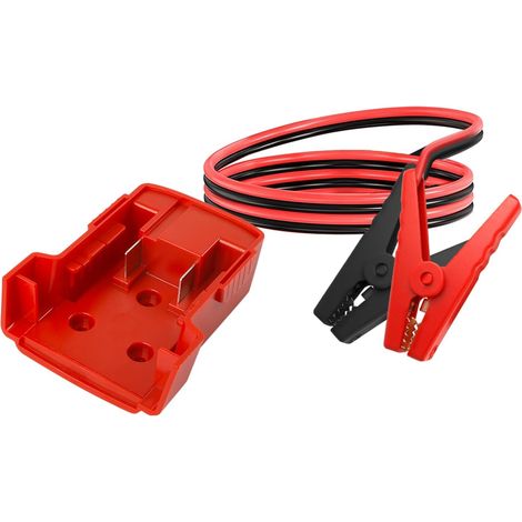 Adaptateur de démarrage pour voitures, compatible avec la batterie, 12 AWG, 1,8 m, démarreur portable, câble de démarrage pour voitures, alimentation pour démarrer les véhicules légers (1/5)