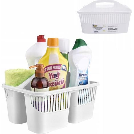 Organisateur de Détergent - TINA - Panier de Cuisine - Poignée Pratique - Plastique - 30 cm (1/5)