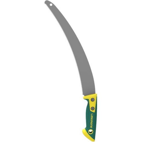 Leborgne – Scie arboricole 35 cm Duopro – Lame en acier suédois – Denture 3 arêtes affûtées – Manche bi-matière ergonomique