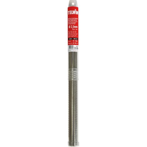 Telwin Elettrodi Rutili per Saldatura MMA, D. 2.5 mm L 300, Confezione da 15 Pezzi (1/3)