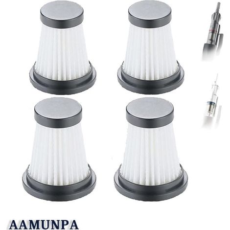 Confezione da 4 filtri HEPA di ricambio per aspirapolvere senza fili Moosoo K12 K12 Pro K13, Genius Invictus One 1.0 X7/2.0, accessori per filtri per aspirapolvere portatile Foxnovo 13KPA (1/4)