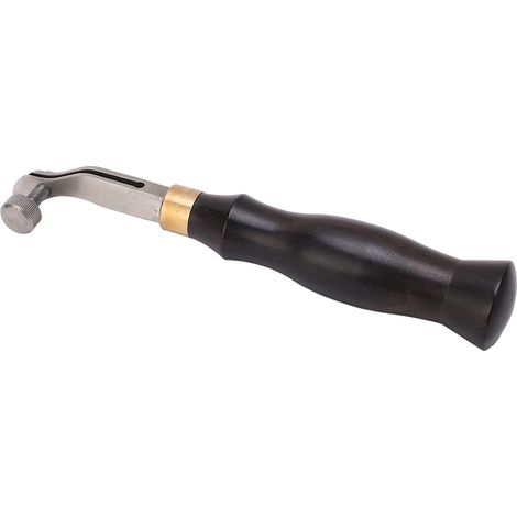 Ciseau à cuir 0,5mm réglable, manche ébène, arc en acier inoxydable, sillonneur chauffant pour maroquinerie (1/5)