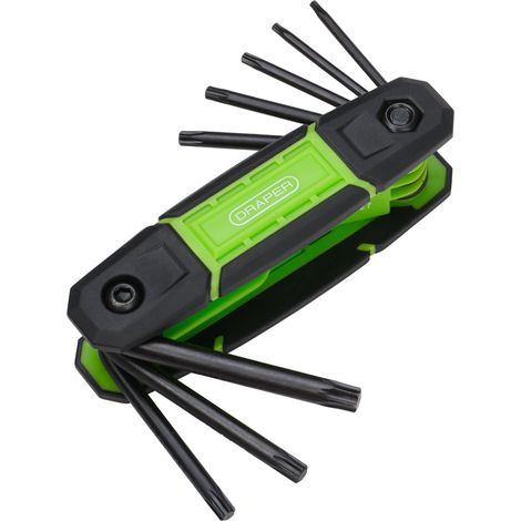 Draper 31256 Folding TX-STAR Key Set (8 Piece) (1/2)